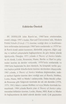 Politika Felsefesi Üzerine Dersler