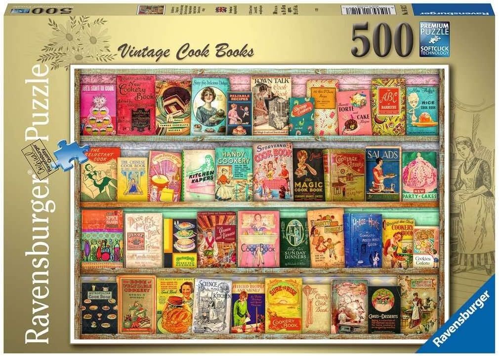 Ravensburger 500 Parça Yemek Kitapları Yapboz