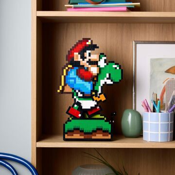 LEGO Super Mario Super Mario World: Mario ve Yoshi 71438 - Yetişkinler için Sergilenebilir Koleksiyonluk Yapım Seti (1215 Parça)