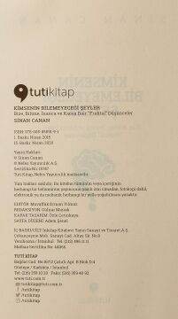 Kimsenin Bilemeyeceği Şeyler