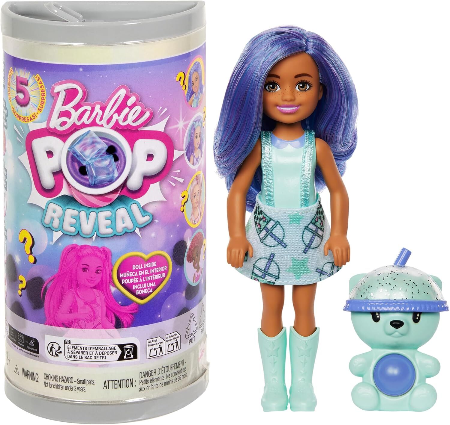Barbie Pop Reveal Bubble Tea Serisi Chelsea Bebekleri Sürpriz Paket HRK63