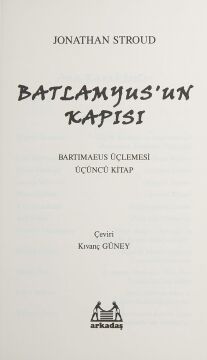 Batlamyus’un Kapısı: Bartimaeus Üçlemesi Üçüncü Kitap