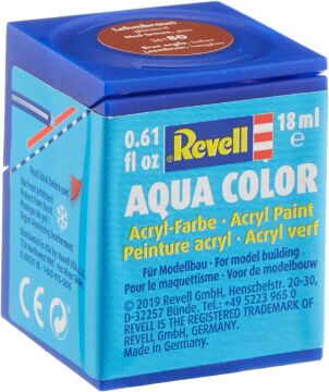 Revell - Su Bazlı Maket Boyası Çamur Kahvesi Parlak 18 Ml (36180)