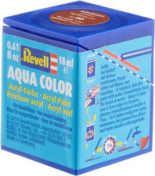 Revell - Su Bazlı Maket Boyası Çamur Kahvesi Parlak 18 Ml (36180)