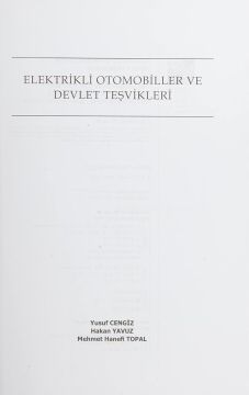 Elektrikli Otomobiller ve Devlet Teşvikleri
