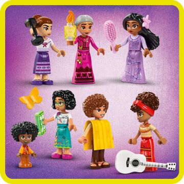 LEGO Disney Enkanto Sihirli Madrigal Evi 43245 – 7 Yaş ve Üzeri Çocuklar İçin Mirabel Mini Bebek Figürü İçeren Yaratıcı Oyuncak Yapım Seti (1560 Parça)