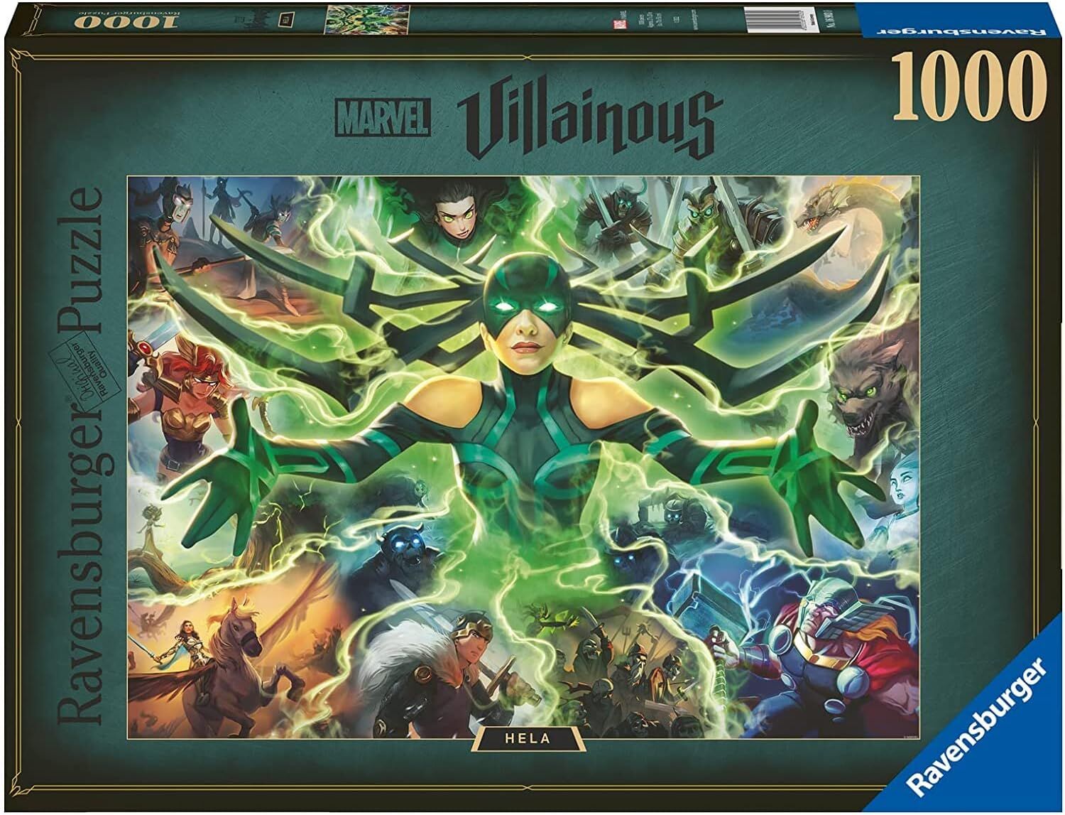 Ravensburger 169030 1000 Parçalı Puzzle Marvel Villains: Hela