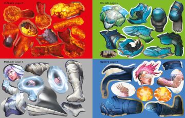 Build Your Own Superheroes Sticker Book: 1