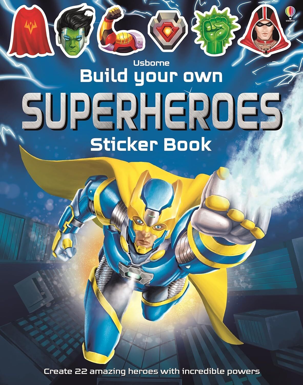 Build Your Own Superheroes Sticker Book: 1