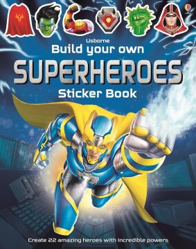 Build Your Own Superheroes Sticker Book: 1