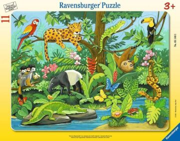 Ravensburger 51403 Çer Hayvanlar Puzzle, 11 Parça