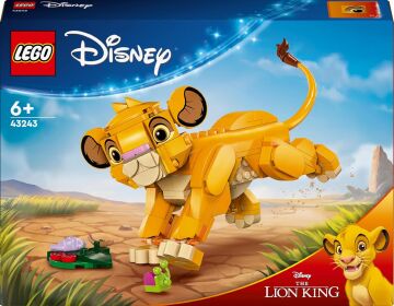 LEGO ǀ Disney Yavru Aslan Kral Simba 43243, 6 Yaş ve Üzeri Çocuklar İçin İnşa Edilebilen Yaratıcı Oyuncak Yapım Seti (222 Parça)