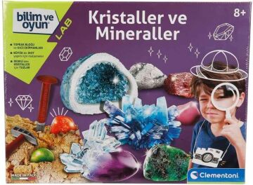 Clementoni Bilim ve Oyun - Kristaller ve Mineraller Oyuncak