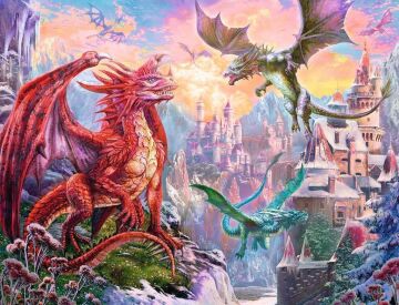 Ravensburger 167173 Ejderhalar Yetişkin Puzzle, 2000 Parça