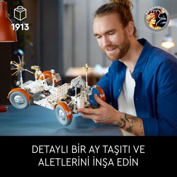 LEGO Technic NASA Apollo Ay Taşıtı – LRV 42182 - Yetişkinler için Uzay Aracı Yapım Seti (1913 Parça)