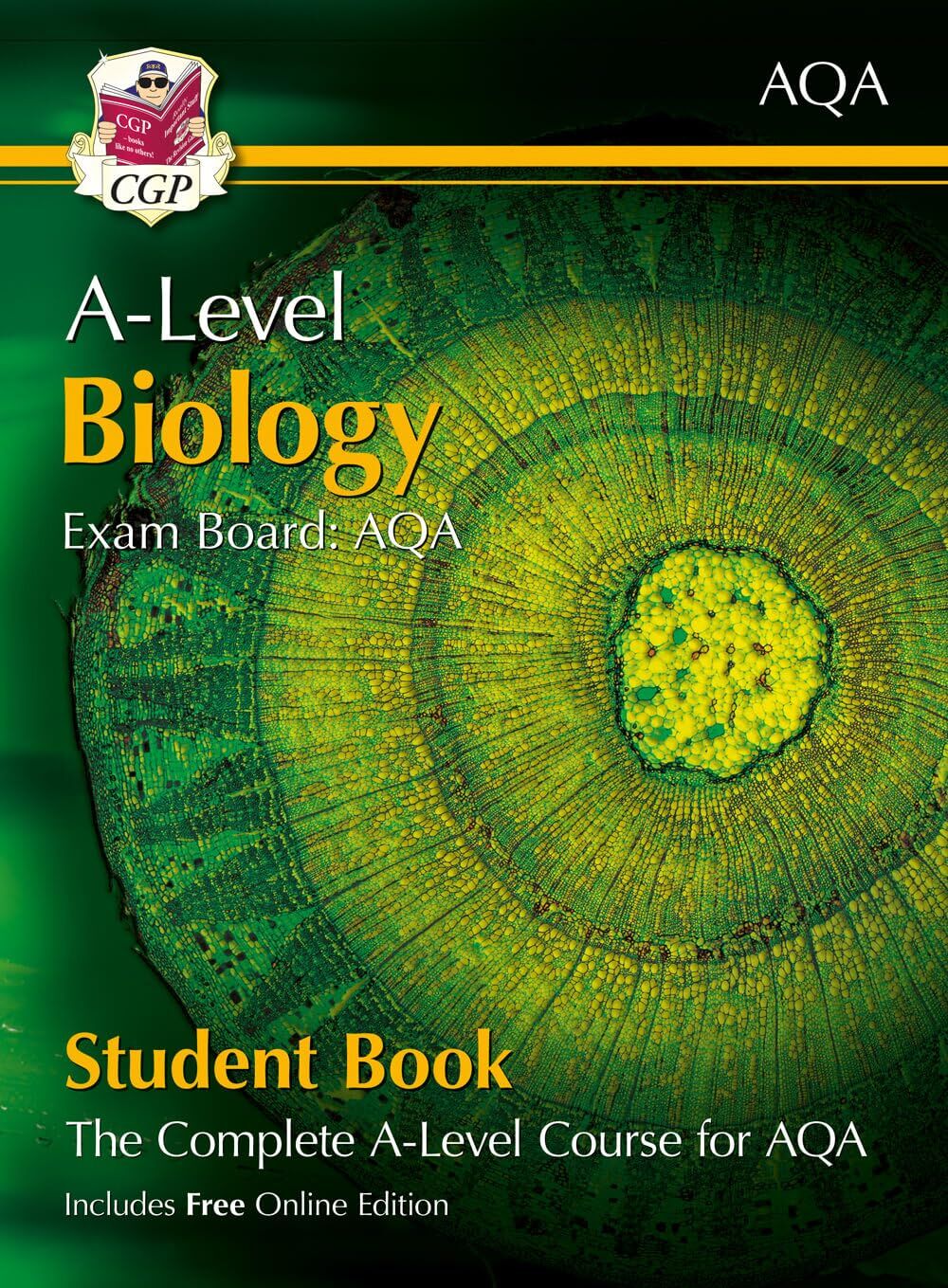 A-Level Biology for AQA: Year 1 & 2 Student Book with Online Edition: course companion for the 2024 and 2025 exams (CGP AQA A-Level Biology)