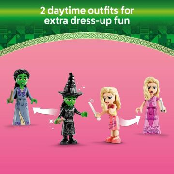 LEGO Wicked Glinda ve Elphaba’nın Yurdu 75683-8 Yaş ve Üzeri Çocuklar için 2 Mini Bebek İçeren Fantastik Oyuncak Yapım Seti (740 Parça)