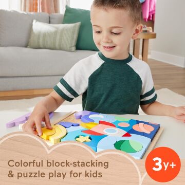 Fisher-Price Ahşap Uzay Yapboz