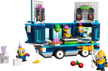 LEGO Despicable Me 4 Minyonların Müzikli Parti Otobüsü 75581 7 Yaş ve Üzeri Çocuklar İçin Yaratıcı Oyuncak Yapım Seti (379 Parça)