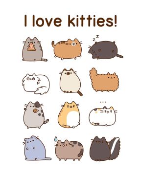 Pusheen Poster Book: 12 Cute Designs to Display