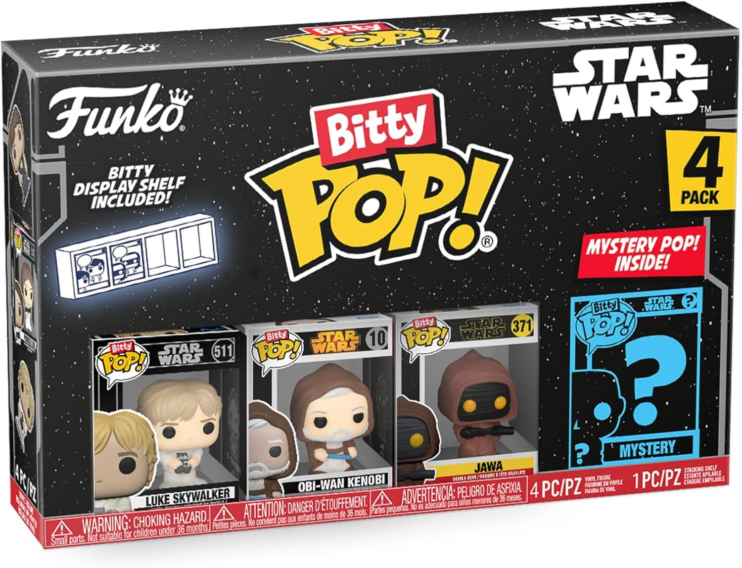 Funko Bitty POP Figür Star Wars - Luke Skywalker 4PK