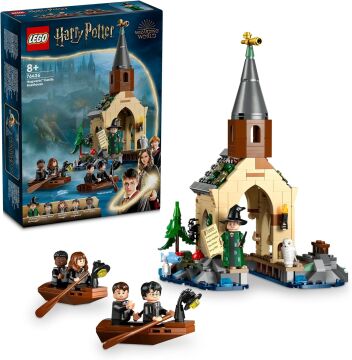 LEGO® Harry Potter Hogwarts™ Şatosu Kayıkhanesi Kayıkhanesi 76426-8 Yaş ve Üzeri Harry Potter Hayranları için 7 Minifigür İçeren Koleksiyonluk Yaratıcı Oyuncak Yapım Seti (350 Parça)