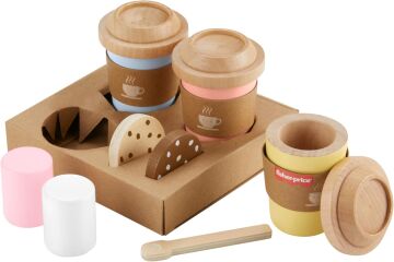 Fisher-Price Ahşap Kahve Seti