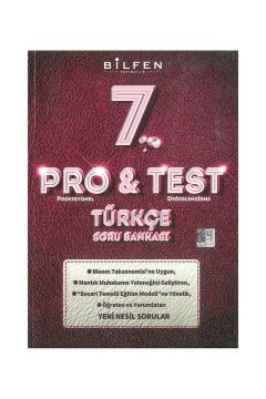 7. Sınıf Türkçe ProTest Soru Bankası