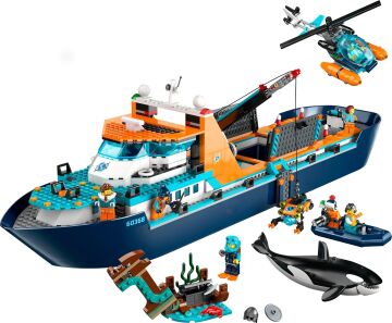 LEGO City Kutup Keşif Gemisi 60368 Oyuncak Yapım Seti (815 Parça)