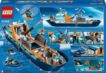 LEGO City Kutup Keşif Gemisi 60368 Oyuncak Yapım Seti (815 Parça)