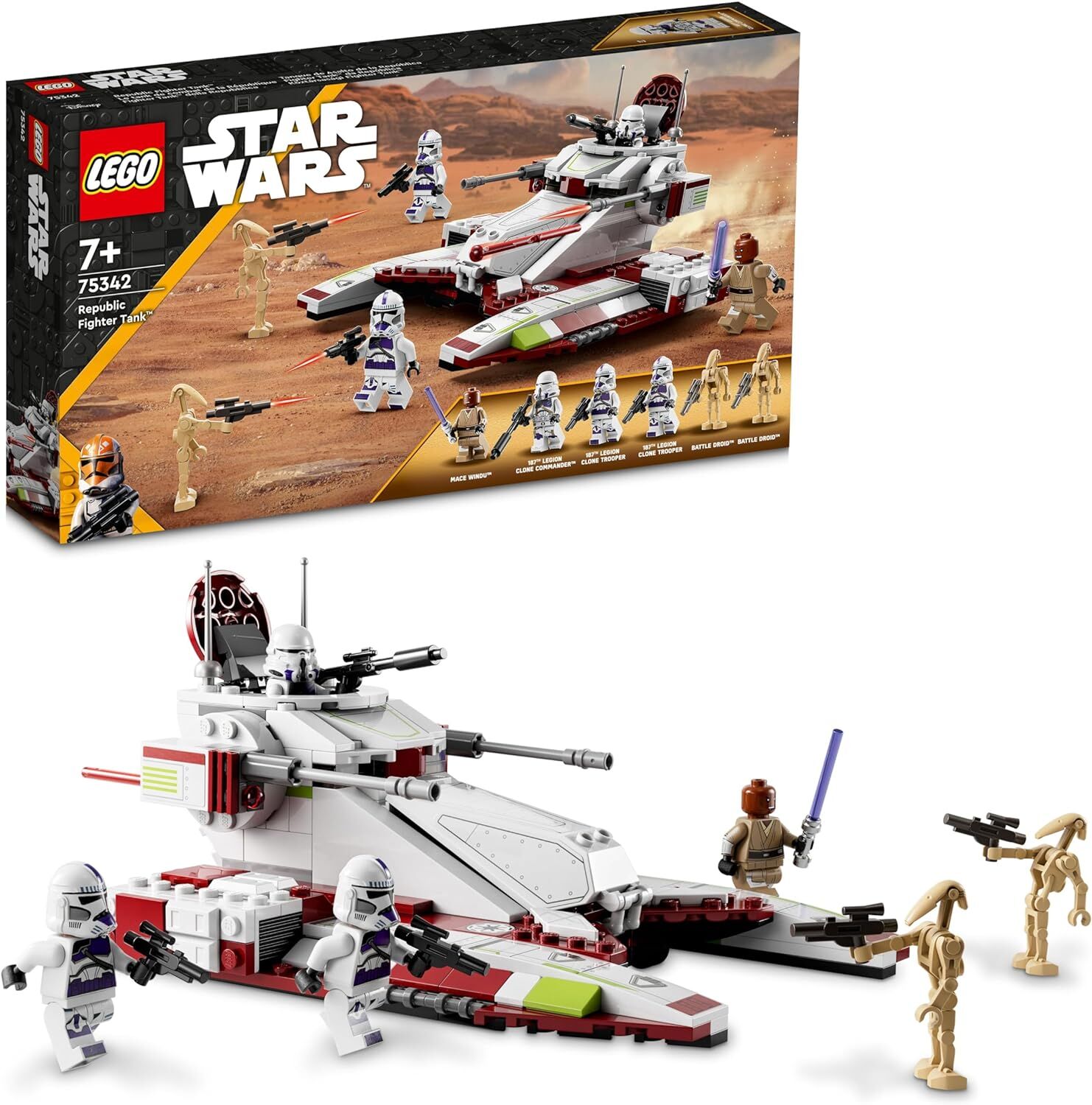 LEGO Star Wars Republic Fighter Tank 75342, Cumhuriyet Savaşçısı Tankı Yapım Seti