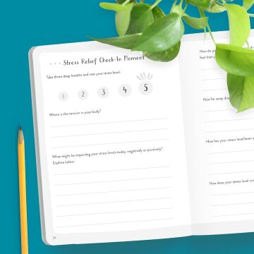The Stress Relief Guided Journal: Your Space to Let Go of Tension and Relax in 5 Minutes a Day
