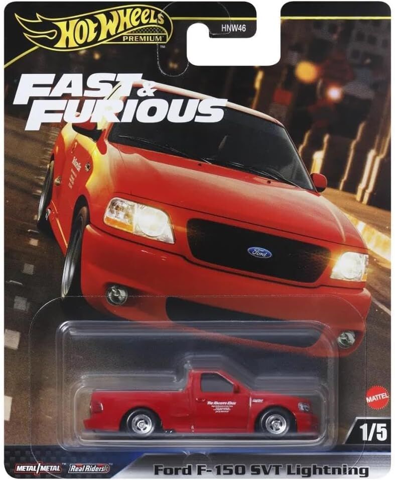 Hot Wheels Fast-Furious Premium Araba FORD F-150 SVT LIGHTNING HNW46-HYP75