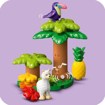 LEGO® DUPLO® Vahşi Dünya Hayvanları 10975-2 Yaş ve Üzeri Çocuklar için Vahşi Hayvan Oyuncak Yapım Seti (142 Parça)