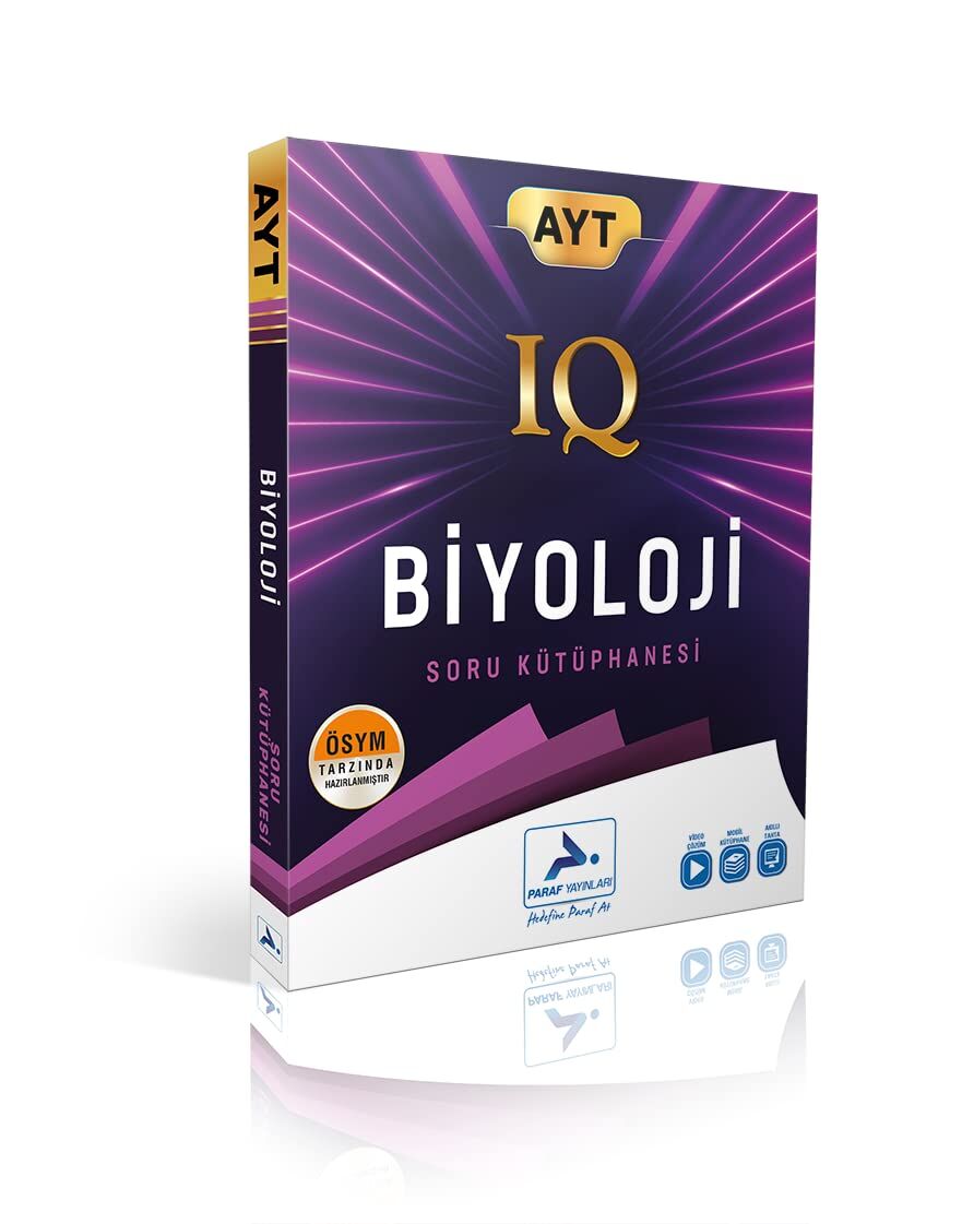 AYT Biyoloji IQ Soru Kütüphanesi Paraf Yayınları