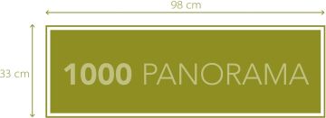 Clementoni - 1000 Parça Batman Yetişkin Puzzle - Panorama