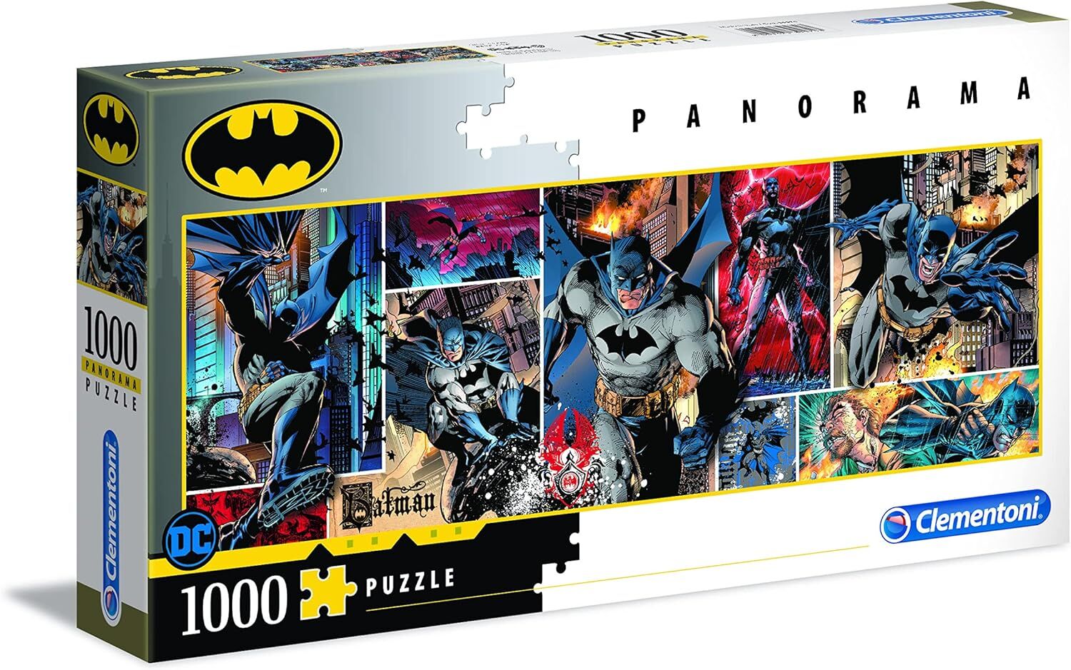 Clementoni - 1000 Parça Batman Yetişkin Puzzle - Panorama