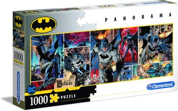 Clementoni - 1000 Parça Batman Yetişkin Puzzle - Panorama