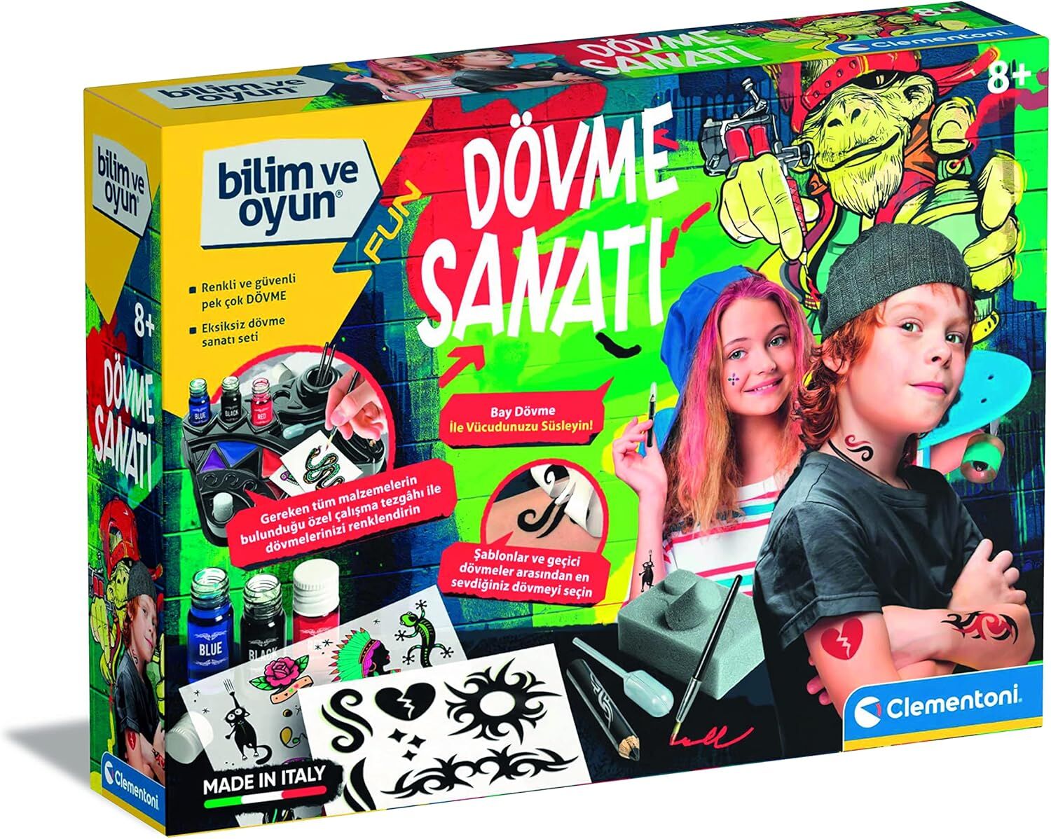 Clementoni Bilim ve Oyun - Dövme Sanatı