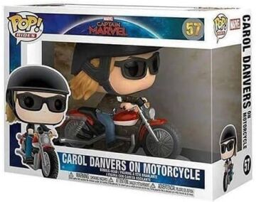 Funko Fgr-POP Deluxe Captain Marvel on Motorcycle