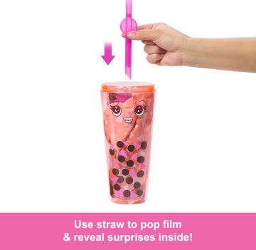 HTJ22 | Pop Reveal Barbie Boba Series - Mango Mochi
