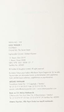 Gizli Yediler - 1. Kitap: 1. Kitap