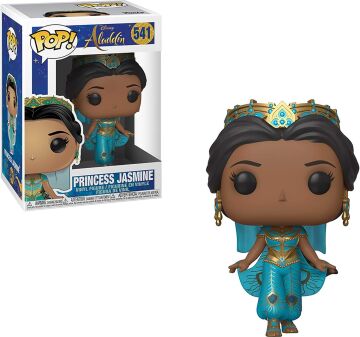 Funko 37024 POP Vinil: Disney: Aladdin (Canlı) -Jasmine Eylem Tahsil Şekil, Multicolour, Tek-Size''