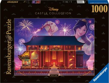 Ravensburger Disney Castle Koleksiyonu: Mulan Yetişkinler için 1000 Parça Yapboz - 17332 - Her Parça Eşsizdir, Softclick Teknolojisi Parçaların Mükemmel Bir Şekilde Uymasını Sağlar, 68,5 x 49,5 cm