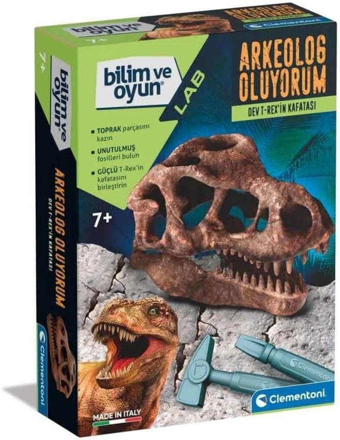 Clementoni 64469 Bilim ve Oyun - T-Rex Kazı Seti +7 yaş