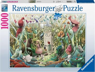 Ravensburger 168064 Gizli Bahçe Yetişkin Puzzle, 1000 Parça, Çok Renkli