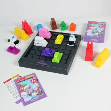 Thinkfun Rush Hour Junior Trafik Reçel Mantık Beyin Mücadelesi Oyun ve Kök Oyuncağı 5 yaş arası çocuklar için