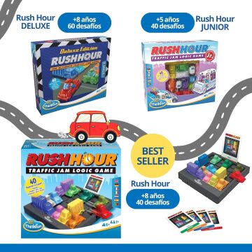 Thinkfun Rush Hour Junior Trafik Reçel Mantık Beyin Mücadelesi Oyun ve Kök Oyuncağı 5 yaş arası çocuklar için