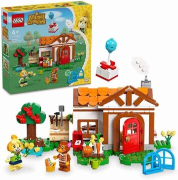 LEGO® Animal Crossing™ Isabelle Ev Ziyaretinde 77049-6 Yaş ve Üzeri Çocuklar için İnşa Edilebilen Yaratıcı Oyuncak Yapım Seti (389 Parça)