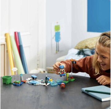 LEGO® Super Mario™ Ice Mario Kostümü ve Donmuş Dünya Ek Macera Seti 71415-6 Yaş ve Üzeri Çocuklar için Yaratıcı Oyuncak Yapım Seti (105 Parça)